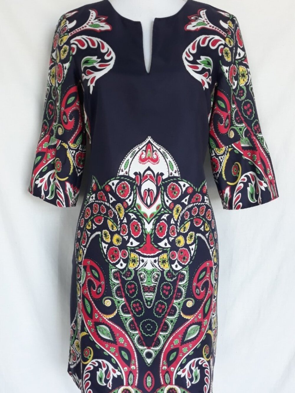 Loft 3/4 sleeve Shift Dress Size 4